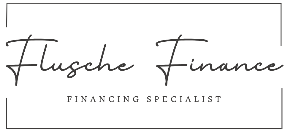 Logo von Flusche Finance mit dem Schriftzug „Financing Specialist“